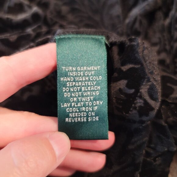 Lauren Ralph Lauren Blouse Womens Petite Large - Picture 6 of 7